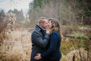 Durham Region Engagement Photography in the woods